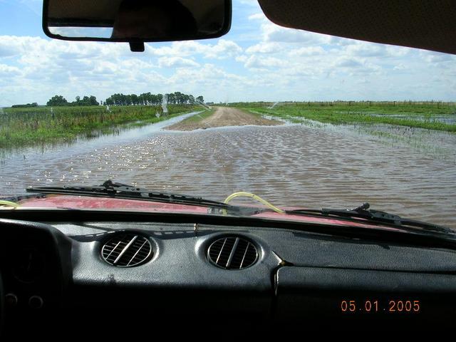 Water on the path