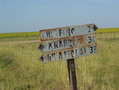 #10: Viejo cartel vial. Old sign road