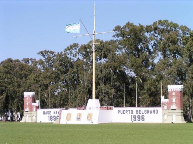 the naval base of Puerto Belgrano