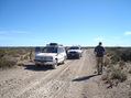 #7:  Las chatas a 50 mts de la confluence - Pick-ups at 50 meters of thr confluence