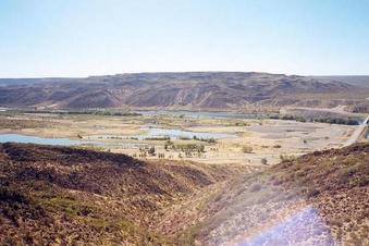 #1: Vista general desde el punto hacia el río.