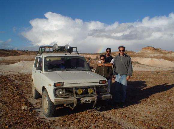 Mariela, Gustavo and me