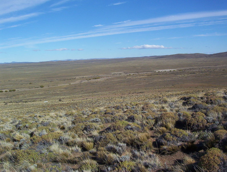 Vista al sur desde un lugar más alto. View south from a higher point