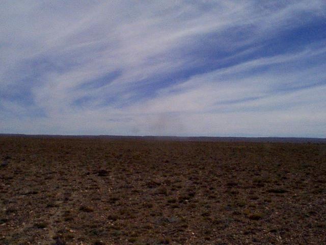 Vista hacia el Oeste desde la confluencia