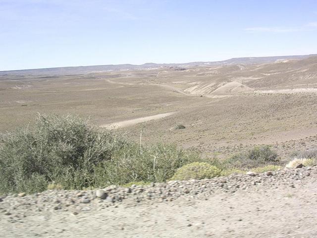 Mirando hacia este hacia la confluencia - View to the east of the confluence