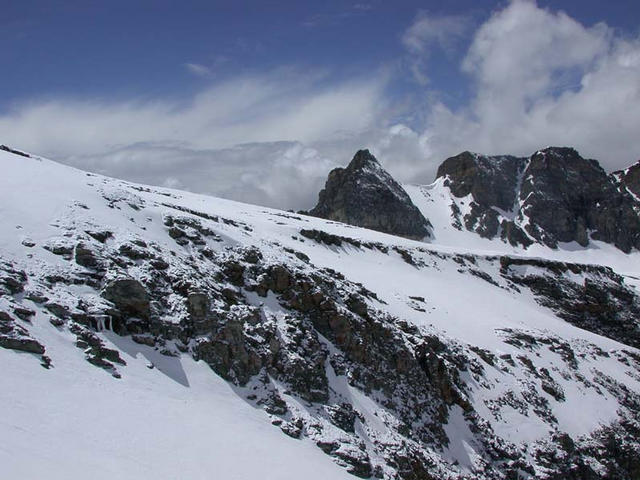 Looking south from the confluence