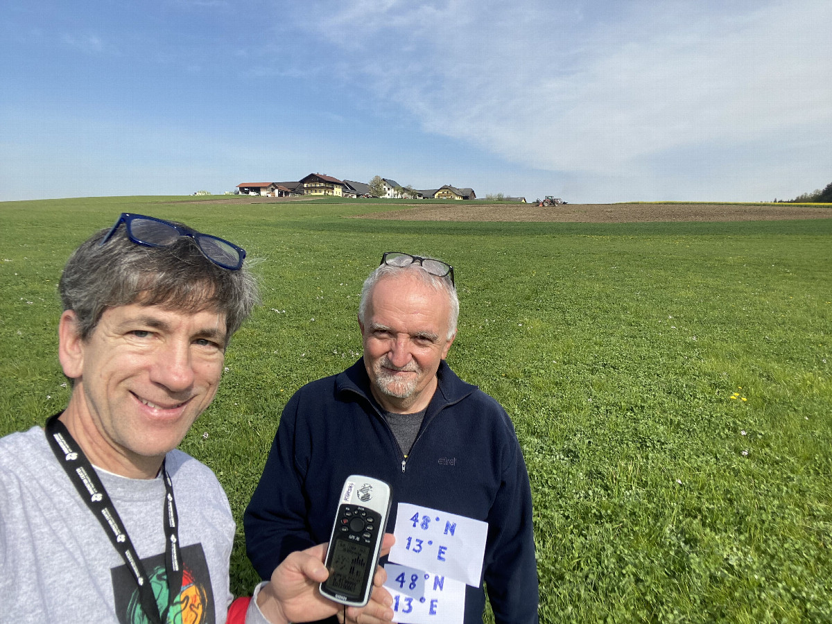 Joseph and Josef centered at the confluence point!