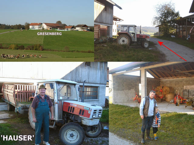 Village of Gresenberg with local farmers