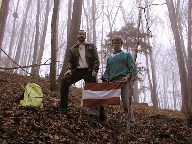 Martin & Günter (left to right) at the confluence