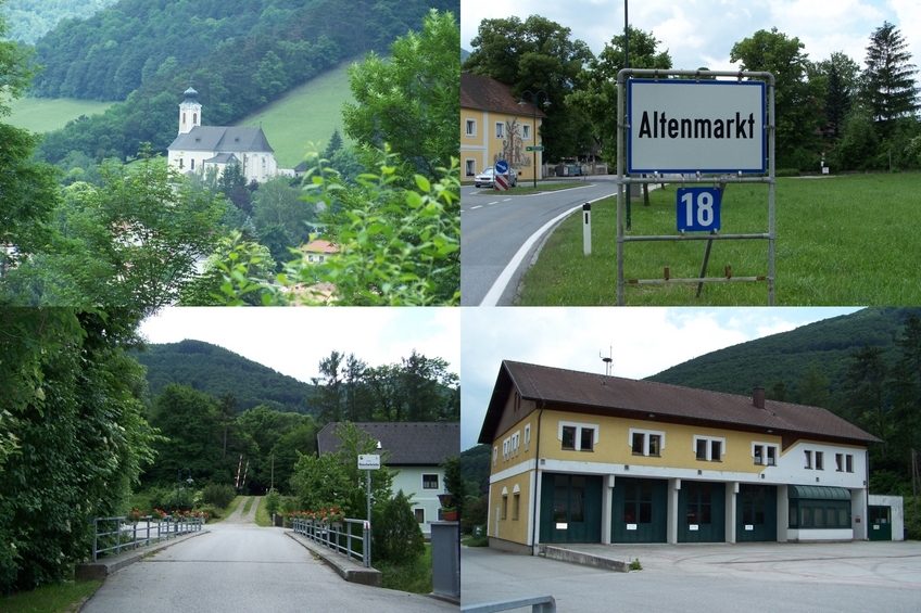 Altenmarkt an der Triesting - church and fire station