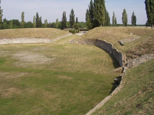 Amphitheatre near Petronell-Carnuntum.