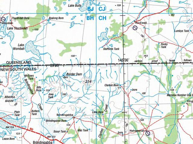 Topo map