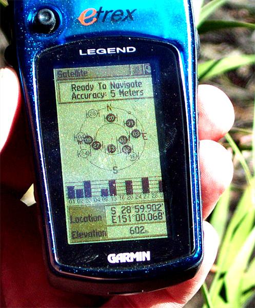 GPS reading at the 200m-out point - GPS datum was inaccurate