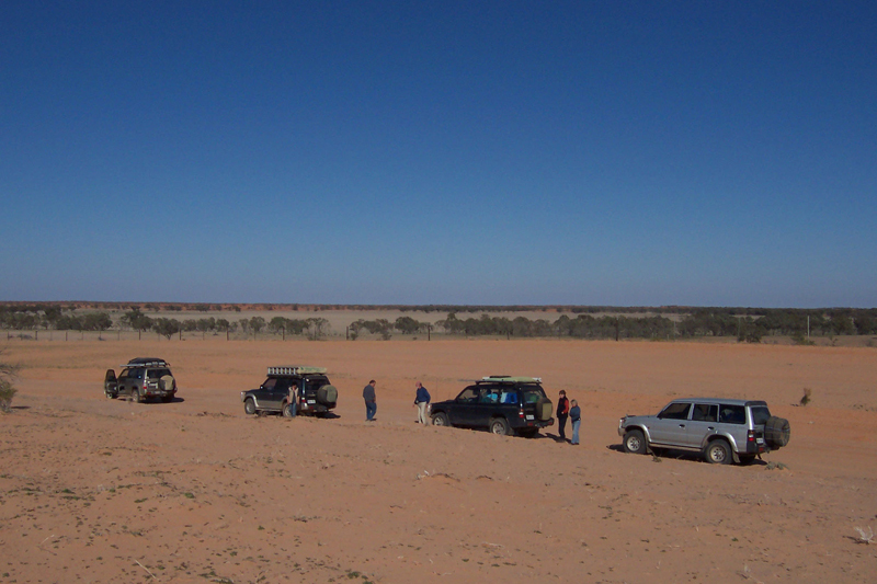 Looking west into South Australia