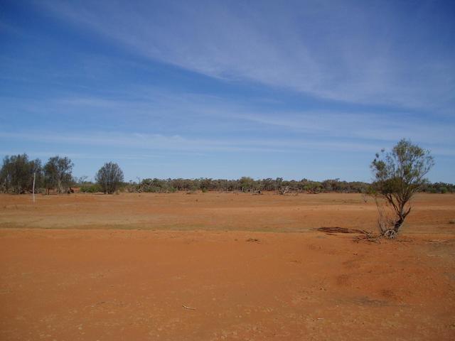 Confluence was several hundred M into the malley scrub