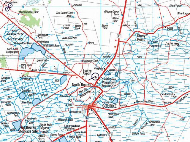 Topo map