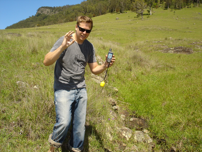 Adam at his first Degree Confluence