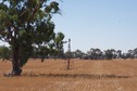 #8: A close-up view of a well and farm buildings to the north of the point