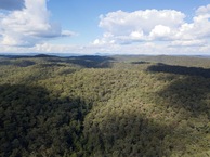 #9: View East, from 120m above the point