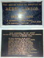 #4: Henry Lawson plaques at Grenfell