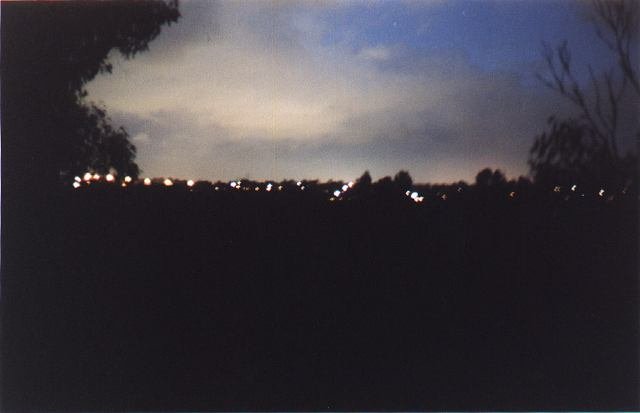 Here we are at the confluence.  This is a 1-second hand-held exposure.