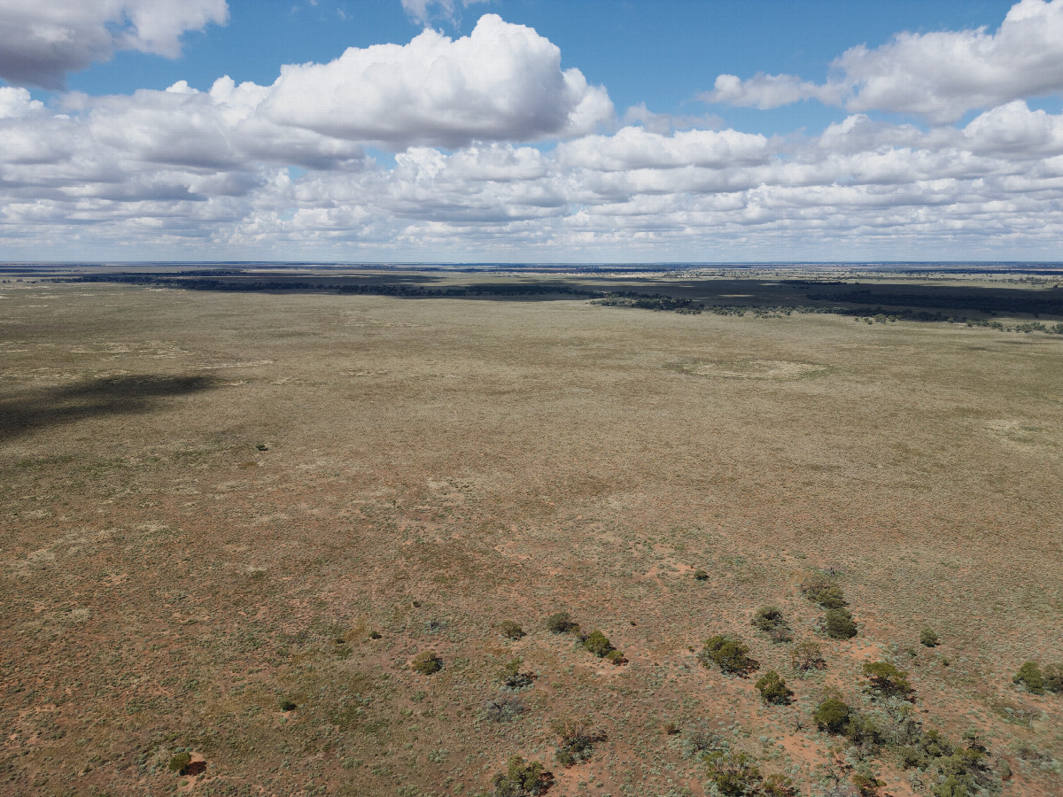 View East, from 120m above the point