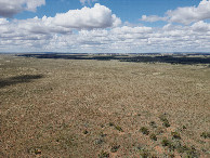 #9: View East, from 120m above the point