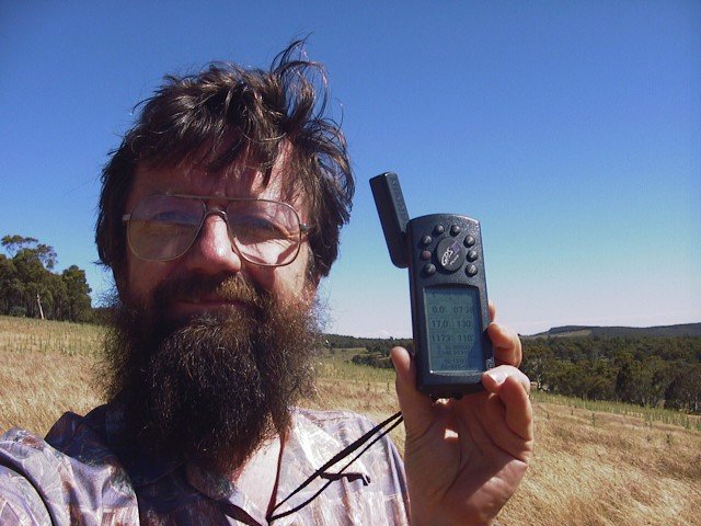 Michael and a GPS