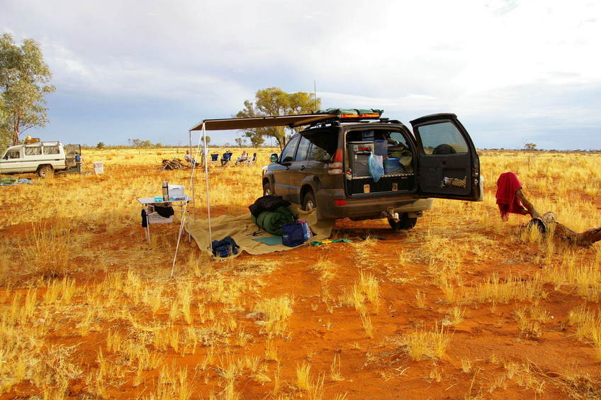 Our Bush Camp on the Irving River