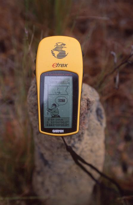 The trusty GPS unit