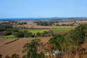 #6: Sugar fields and coastal scenery, confluence is in the distance on the right.