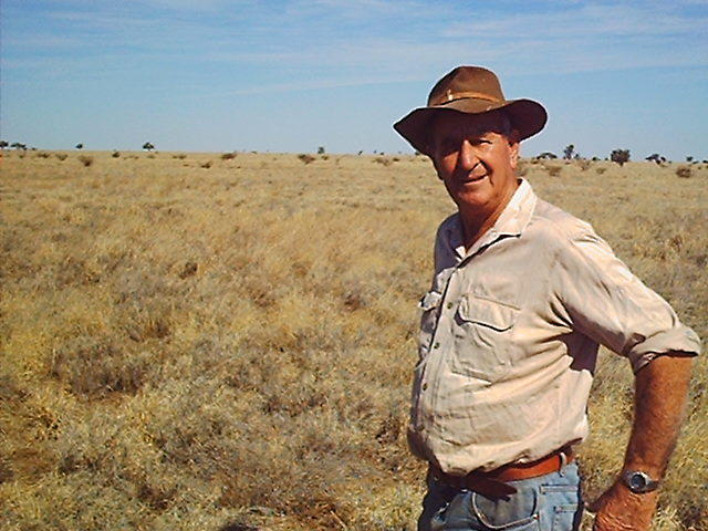 Fred Hodge at the point.