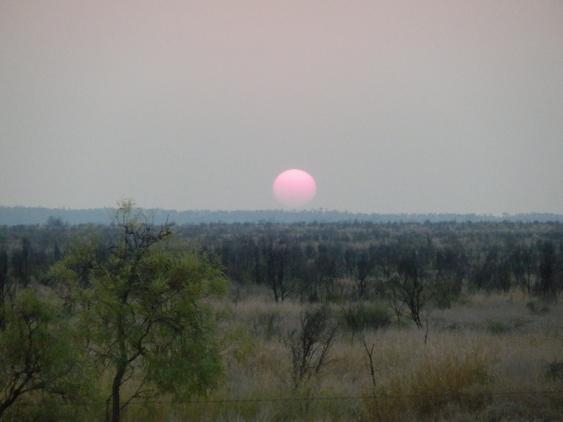 Sunset after the Confluence Visit