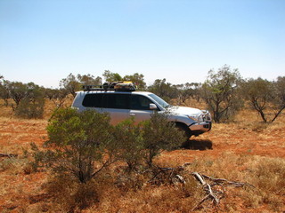 #1: parked on the seismic track, 1 hour to do 5 kilometres then 1 minute to go the last 500 metres