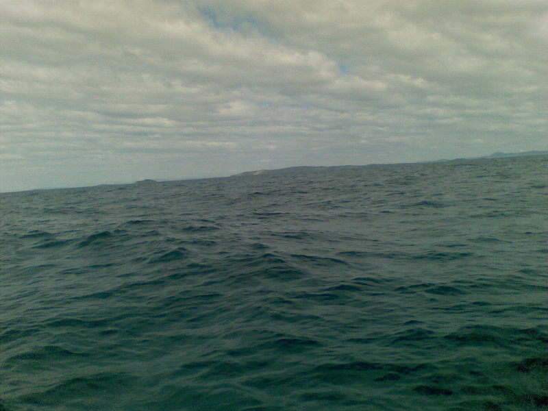 Looking towards mainland with North Keppel Island shown closer. Mt Wheeler can be seen in the background.