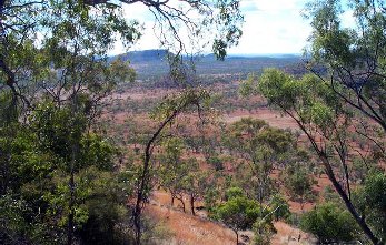 #1: Looking downhill to the confluence