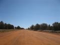 #8: The vastness of the unsealed road. Shown as a track of Google Maps