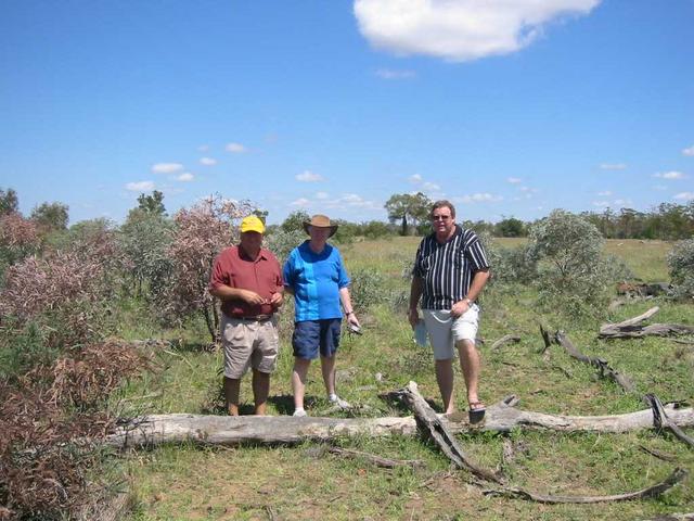 Ross, David and Neil at the spot