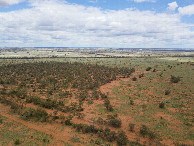 #11: View West, from 120m above the point