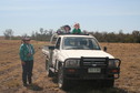 #5: View to the East with Rosemary and the kids in the ute