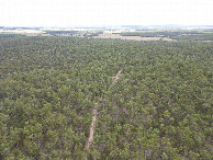 #11: View West, from 120m above the point