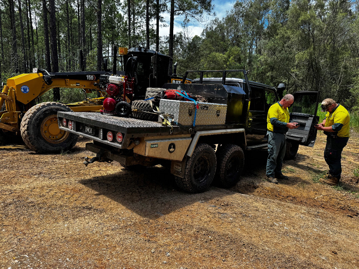 der Strassenbautrupp