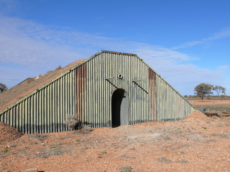 A bomb shelter