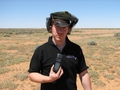 #4: Tadhg holding the GPS