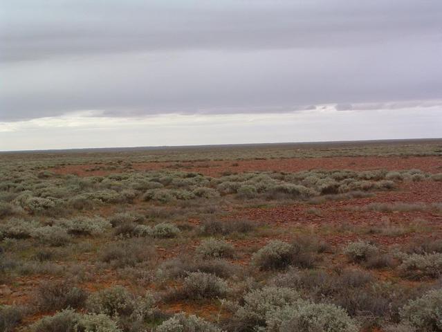 The confluence in foreground