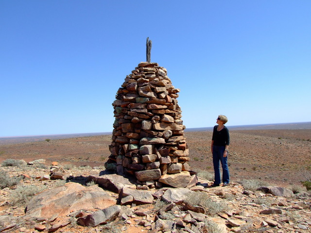 Stone Cairn at Mt Michael Built in January 1860
