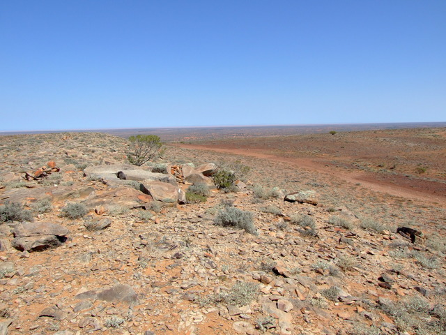 View from Mt Michael looking towards Lake Torrens and the Confluence