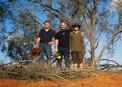 #2: Taken looking south, the motley crew from left Ken, Vass and Steffan.