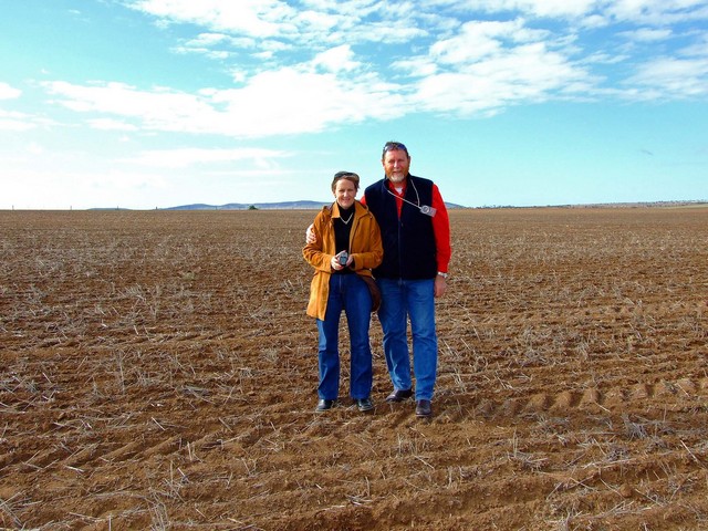 Fiona and Stephen at the Confluence