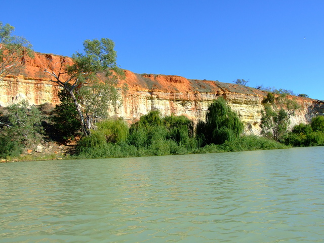 The Border Cliffs after leaving the Customs House